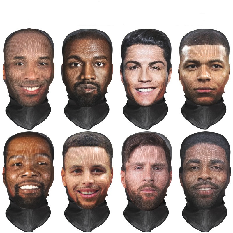 3D digital multifunctional outdoor face mask